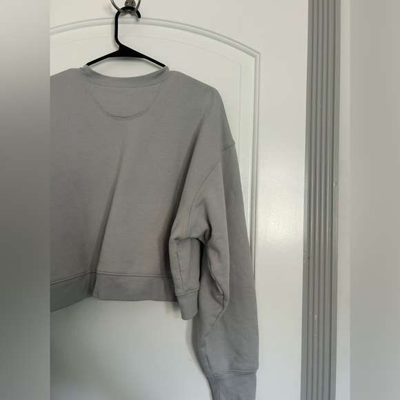 Girlfriend Collective Grey Crewneck Sweater organic cotton size extra large - Picture 10 of 12